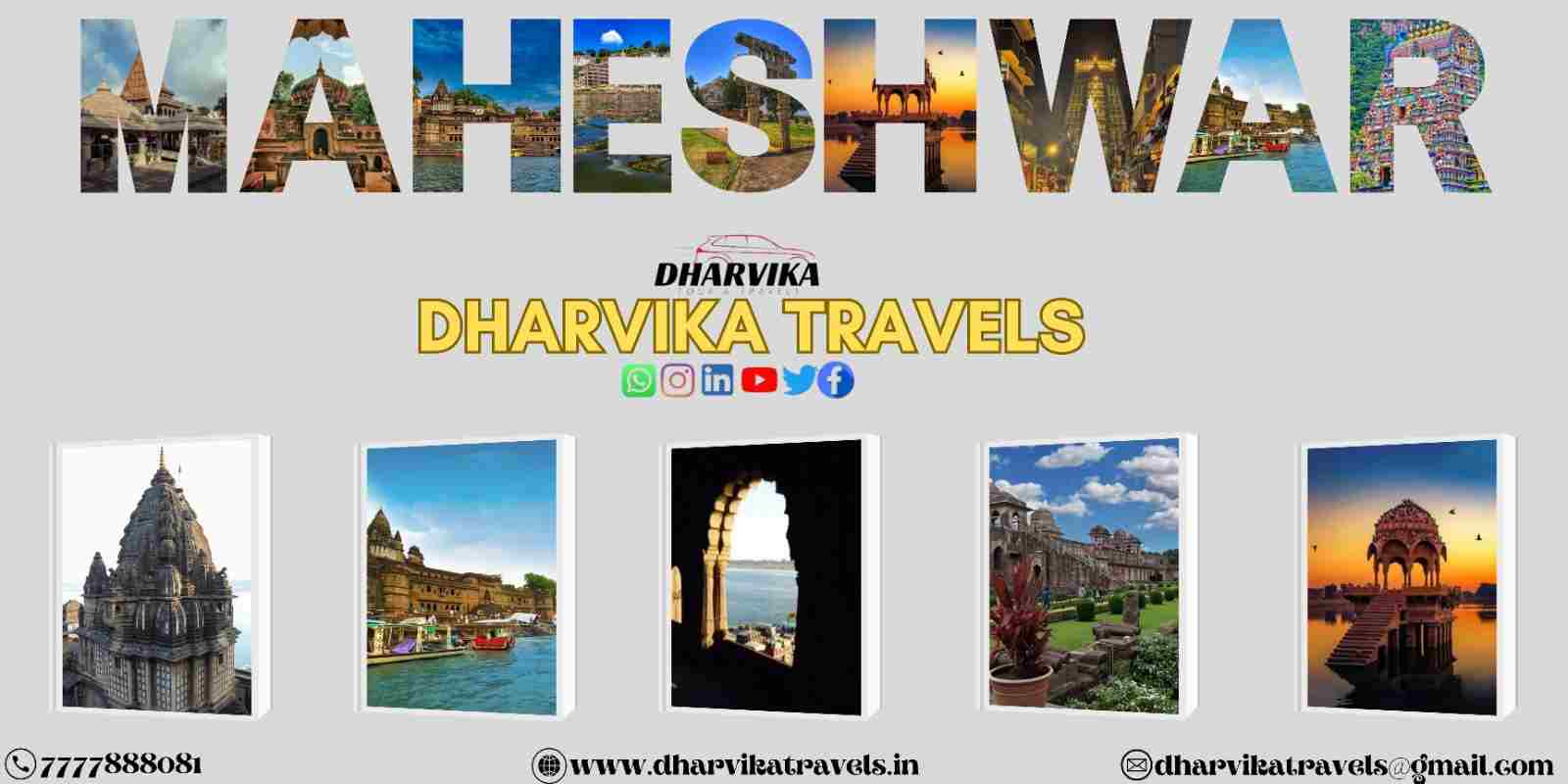 Omka Reshwar monsoon special 25% off on first booking – premium taxi service in Indore by Dharmika Travels